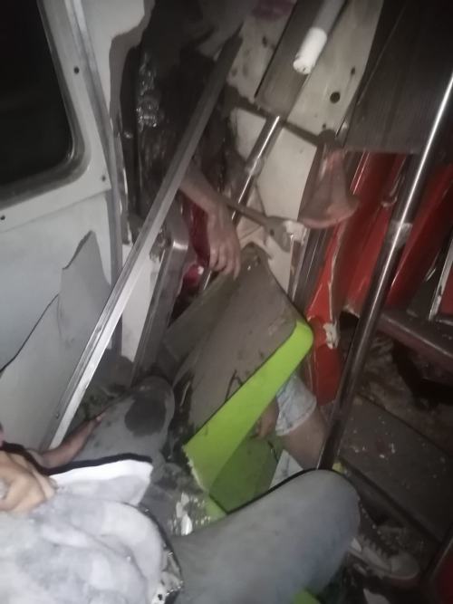 Fuerte choque de trenes del metro de la CDMX deja como saldo un muerto y 59 heridos