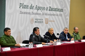 Ante violencia, gobierno presenta Plan de apoyo para Zacatecas