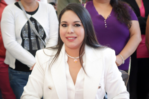 Tonantzin Fernández suena para ser la candidata de Morena por San Pedro Cholula.