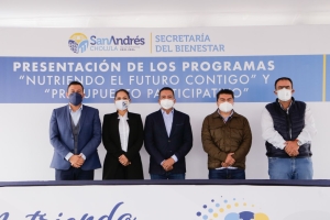 Ayuntamiento de San Andrés Cholula presenta programas nuevos