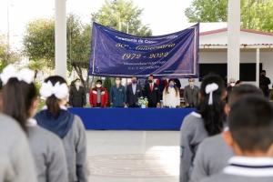 Participa Mundo Tlatehui en ceremonia por el 50 Aniversario de Telesecundaria &quot;Víctor Hugo&quot;