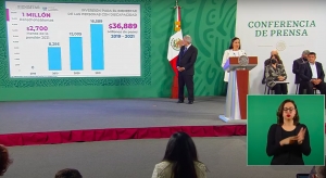 AMLO presenta programa de apoyos a niños con discapacidad