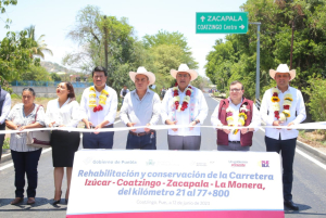 Impulsa Sergio Salomón desarrollo en la Mixteca: inaugura obras carreteras por más de 135 mdp