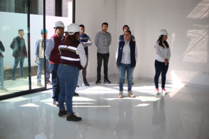 Avance del 90% presenta la construcción del DIF en San Pedro Cholula.