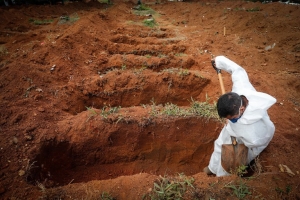 Brasil superó las 400 mil muertes por coronavirus