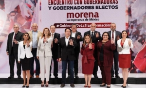 Gobernadores de la 4T manifiestan su respaldo a AMLO ante campañas de desprestigio