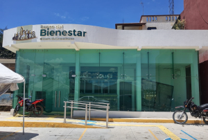 Listo el Banco del Bienestar en San Andrés Cholula.