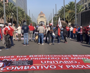 Después de 2 años de pandemia, vuelve desfile del Día del Trabajo en la CDMX