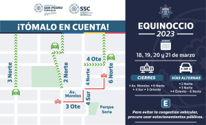 Anuncia Ayuntamiento de San Andrés Cholula dispositivo de vialidad en el marco del “Festival del Equinoccio 2023”