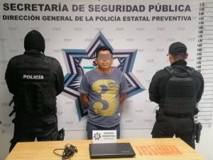 Captura SSP a presunto vendedor de droga y artículos robados