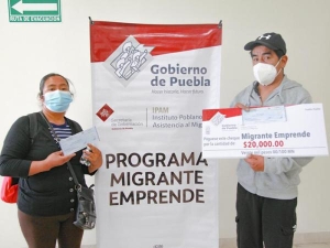 Respalda Gobierno del Estado a migrantes poblanos con programa de emprendimiento