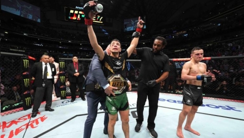 El mexicano de 28 años Brandon Moreno se coronó como campeón de UFC por segunda ocasión