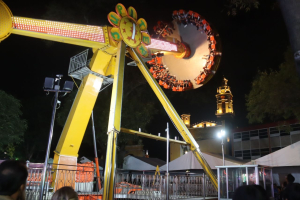 Buen recibimiento de la gente a la Feria de San Pedro Cholula 2023.