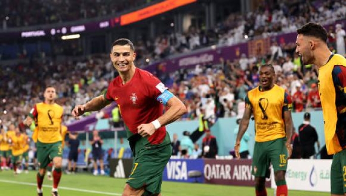 Con penalti cobrado por CR7, Portugal vence a Ghana 3-2 en el Mundial de Qatar 2022