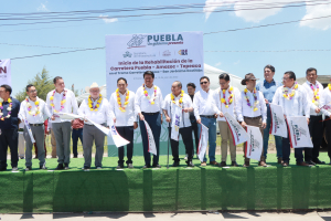 Inicia gobierno de Sergio Salomón rehabilitación de la carretera Puebla-Amozoc-Tepeaca