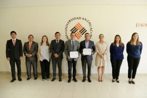 Firma municipio de San Andrés Cholula convenios de colaboración con Universidades