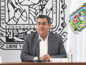 Puebla, sede del convenio nacional 2023 del fondo de aportación para seguridad, anuncia Sergio Salomón